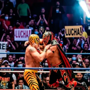 lucha libre en el parian